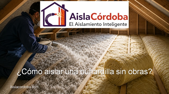 como aislar una buhardilla sin obras